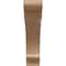 Ekena Millwork 5"W x 20"D x 20"H Thin Hughes Rough Cedar Woodgrain TimberThane Corbel, Primed Tan CORUR05X20X20HUGRCPR - alternate 4